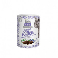 Ласощі Brit Care Superfruits Kitten д/кошенят від 6 тижнів з куркою кокосом та чорницею 100 г