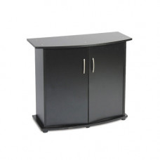 Підставка Природа ПО під акваріум збірна овальна з дверима чорна 80х35х70 см