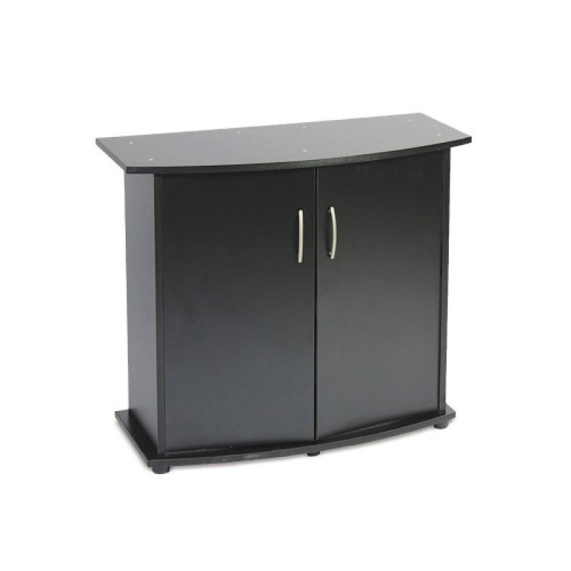 Підставка Природа ПО під акваріум збірна овальна з дверима чорна 80х35х70 см