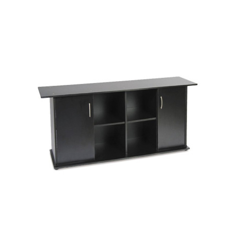 Підставка Природа ПП під акваріум збірна пряма з дверима чорна 150x50x70 см