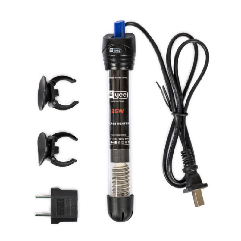 Обігрівач Yee для акваріума YGH-25 скляний 20см 25 Вт