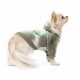 Худi Pet Fashion Gray для собак розмір XXS темно-зелений