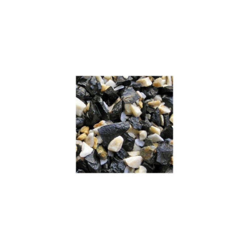 Ґрунт Nechay Zoo для акваріума чорно-білий середній 5-10 мм 10 кг