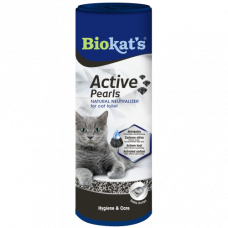 Дезодорант Biokat s Active Pearls для котячого туалету з активованим вугіллям 700 мл