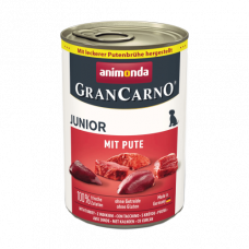 Корм GranCarno Junior Turkey консервований д/цуценят з індичкою 400 г арт.82474