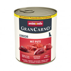 Корм GranCarno Junior Turkey консервований д/цуценят з індичкою 800 г арт.82475