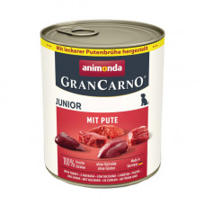 Корм вологий для цуценят Animonda GranCarno Junior Turkey з індичкою, 800 г