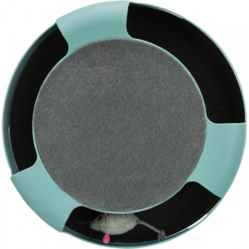 Іграшка Trixie Catch The Mouse для котів Трек ігровий з плюшевою мишкою пластик 25х6 см