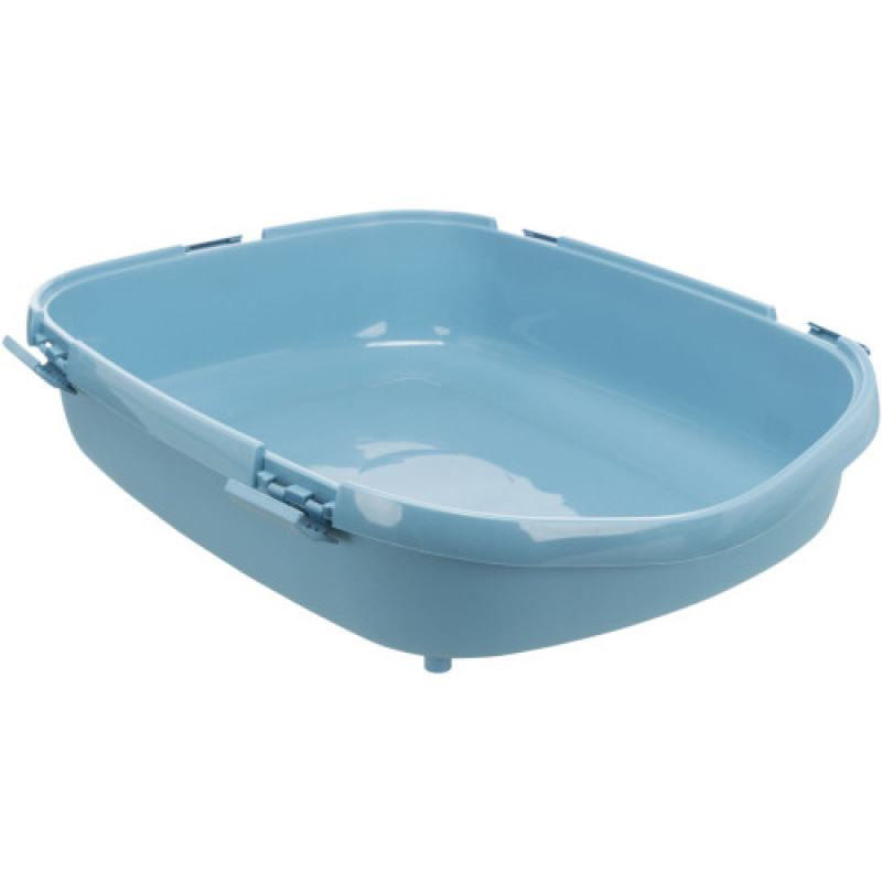 Туалет для котів Trixie Primo XXL з бортиками синьо-білий, 56 х 25 х 71 см