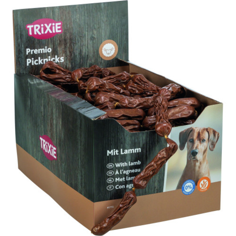 Ласощі Trixie Premio Picknicks для собак Сосиски з ягням 8 см 8 г 200 шт