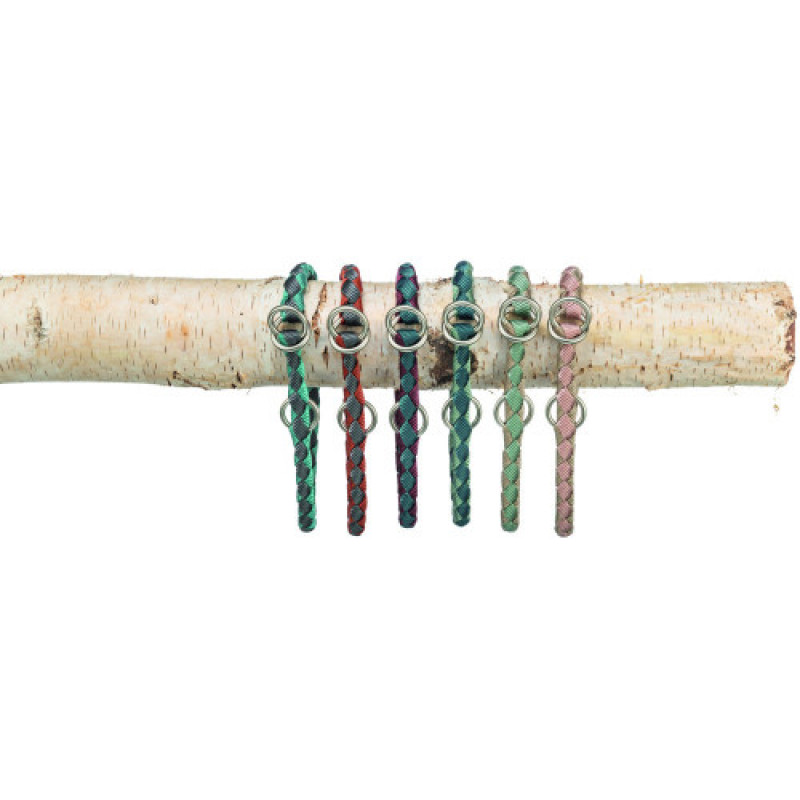 Нашийник Trixie Cavo для собак напівудавка S 30–36 см діаметр 12 мм рижо-графітовий