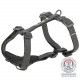 Шлея Trixie CityStyle H-harness для собак бавовна S–M 42–60 см 15 мм чорна