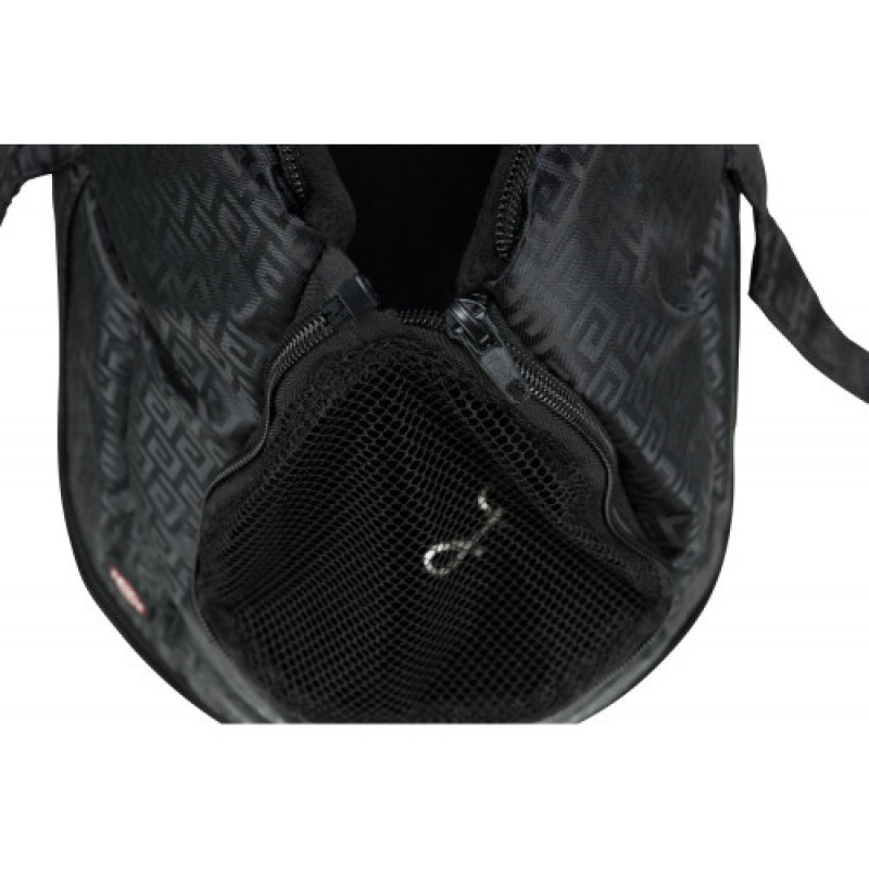 Сумка-переноска Trixie для собак Riva до 7 кг з поліестеру чорна 26x30x45 см