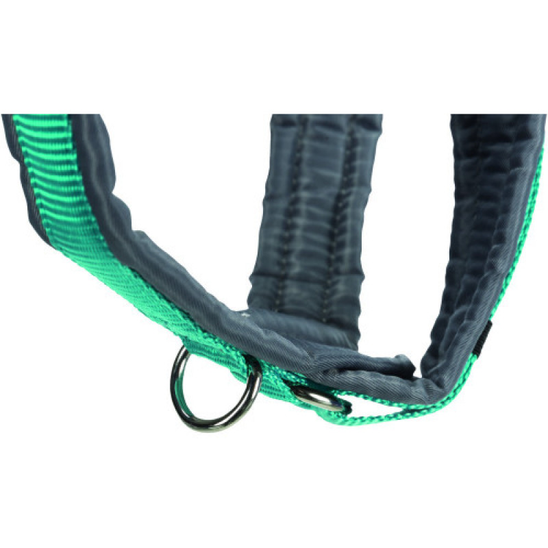 Шлея Trixie Premium для собак трекінгова M 53–64 см 20 мм аква-графіт