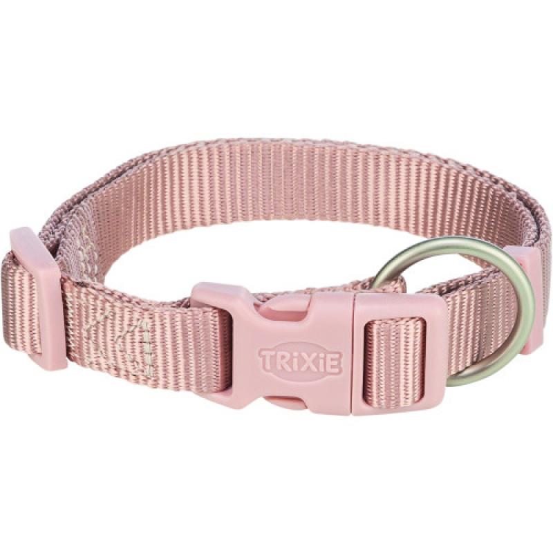 Нашийник Trixie Premium для собак XXS–XS 15–25 см 10 мм світло-рожевий