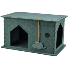 Будиночок Trixie Lene для котів фетр 54х30х35 см сірий