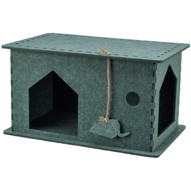 Будиночок Trixie Lene для котів фетр 54х30х35 см сірий
