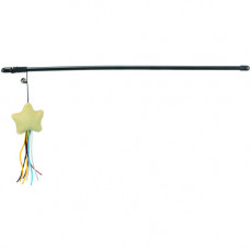 Іграшка Trixie для котів Паличка з плюшевою зіркою і котячою м ятою 46 см