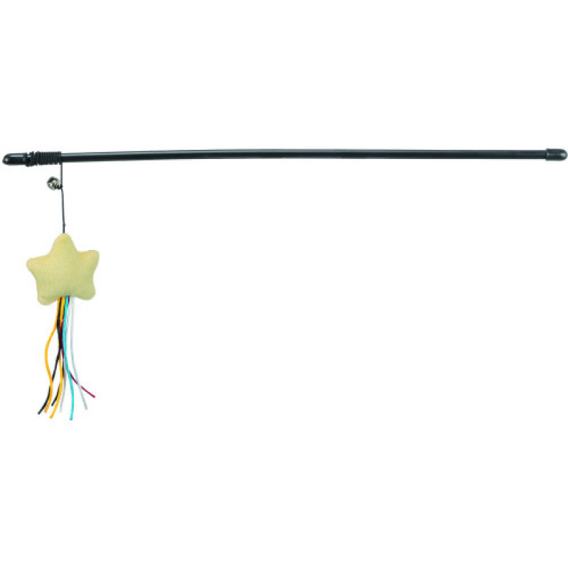 Іграшка Trixie для котів Паличка з плюшевою зіркою і котячою м ятою 46 см