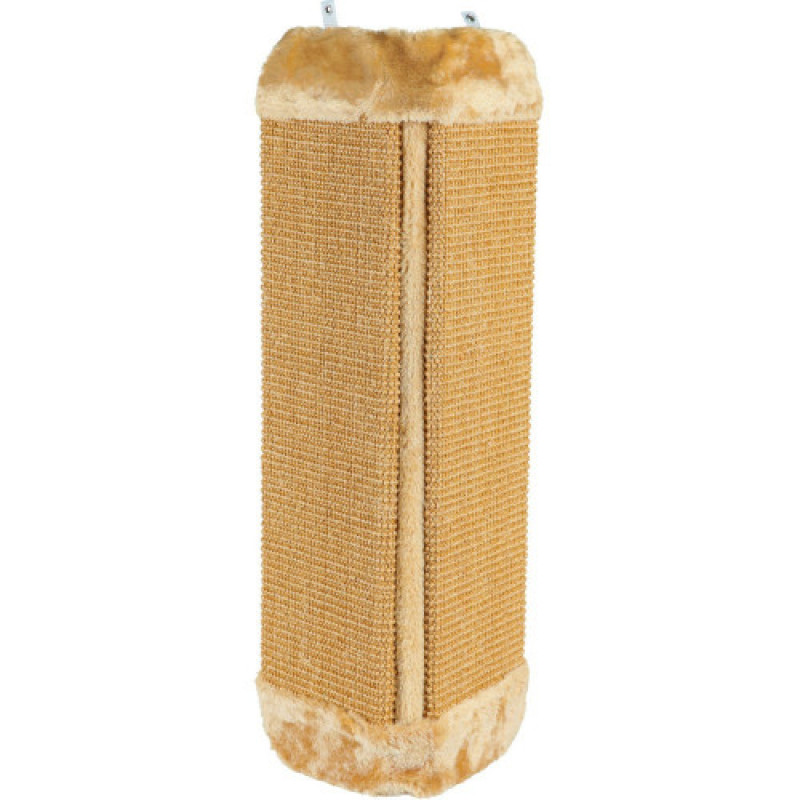 Дряпка Trixie для котів настінна кутова сизаль/плюш бежева 32x60 см