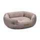 Лежак Pet Fashion Brig для собак, 58х48х20 см кавовий