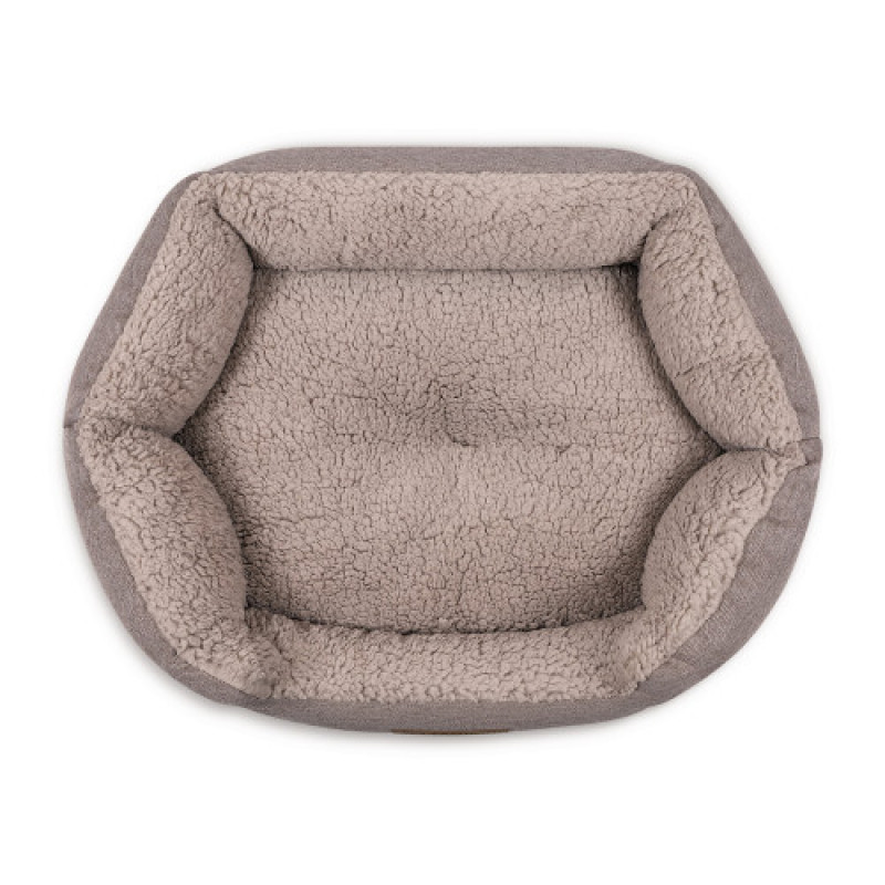 Лежак Pet Fashion Brig для собак, 58х48х20 см кавовий