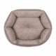 Лежак Pet Fashion Brig для собак, 58х48х20 см кавовий