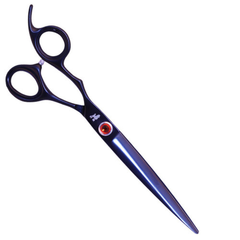 Ножиці грумерські Dezynadog Ignis 7 Straight Lefty Scissor прямі для стрижки собак для лівші японська нержавіюча сталь 440c7 дюймів