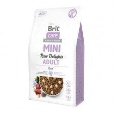 Корм сухий для собак малих порід Brit Care Mini Raw Delights Beef яловичина 2 кг