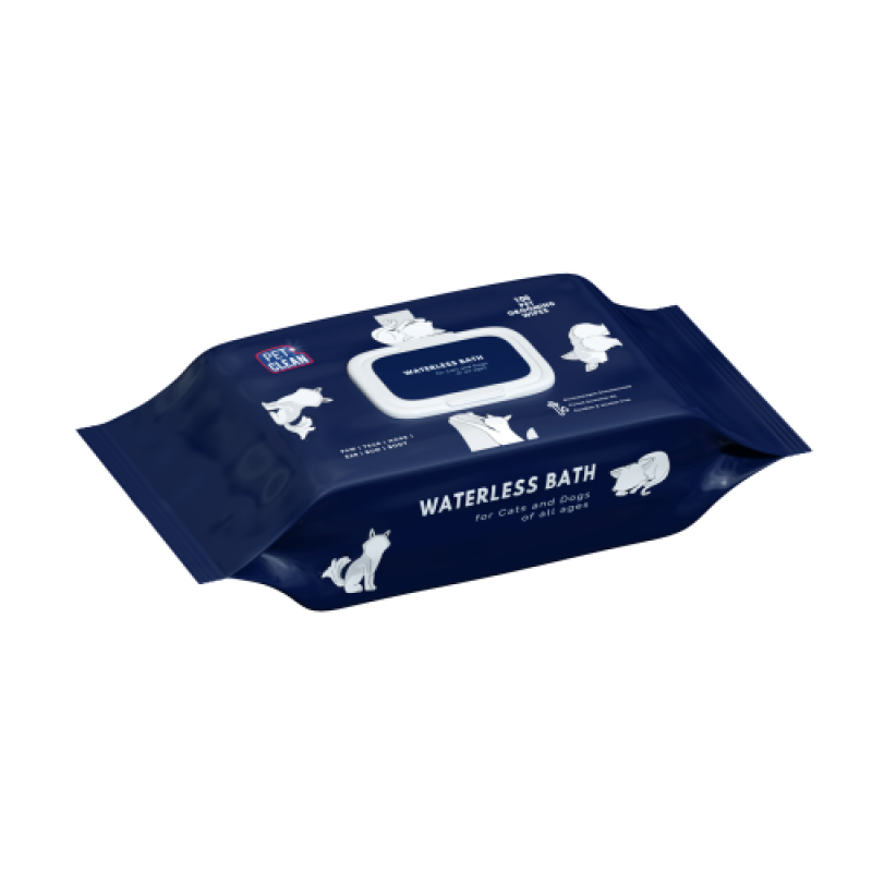 Серветки вологі Pet Clean PET GROOMING POUCH зволожуючі для грумінгу домашніх тварин з легким ароматом квітучої японської вишні100шт