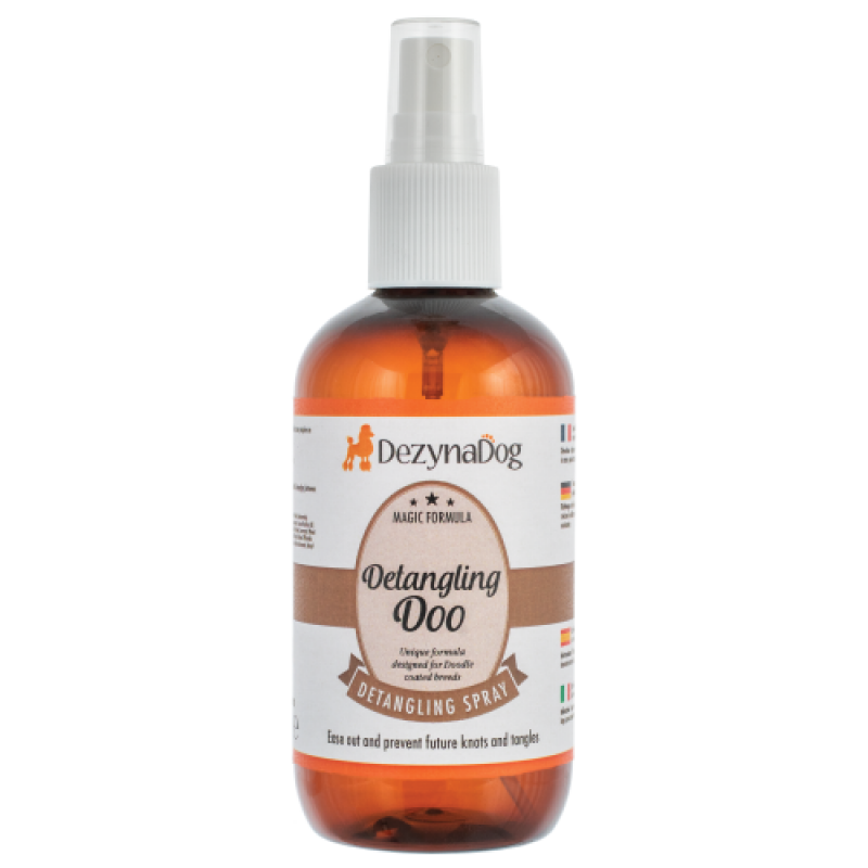 Спрей Dezynadog Detangling Doo Spray для розплутування ковтунів та вузлів призначений для шерсті породи Doodle 250мл