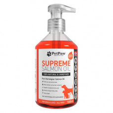 Олія лососева SUPREME SALMON OIL для собак та котів для покращення стану шкіри та шерсті 500 мл