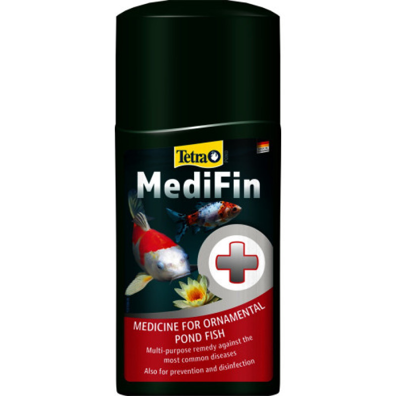 Засіб Tetra Pond MediFin для ставкових риб лікарський проти інфекцій та хвороб 250 мл на 5000 л