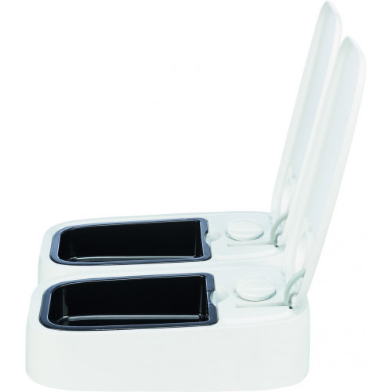 Автоматична годівниця Trixie для корму TX2 пластик 2х300 мл/27х7х24 см