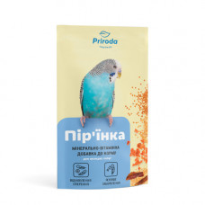 Вітаміни Природа Пір їнка для дрібних та середніх птахів під час линьки насіння 20 г