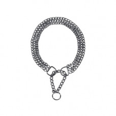 Нашийник-зашморг Trixie для собак потрійний хромований розмір XL 65 см/2,5 мм