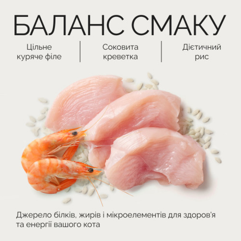 Корм вологий Savory Chicken Fillets rich in Shrimp in Jelly for Adult Cats філе курки з креветками в желе для дорослих котів, 70 г