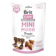 Ласощі Brit Care Mini Treats Mood для собак малих порід, проти стресу, з ягням, смак ванілі, 50 г