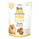 Ласощі Brit Care Mini Treats Shine для собак малих порід, для блиску шерсті, з лососем, 50 г