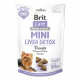 Ласощі Brit Care Mini Treats Liver Detox для собак малих порід, для детоксу печінки, з індичкою і смаком чорниці, 50 г