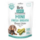 Ласощі Brit Care Mini Treats Fresh Breath для собак малих порід, для свіжого подиху й здоров’я зубів, 7 шт/120 г