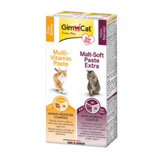 Набір паст GimCat KOMBI-PACK Multi-Vitamin + Malt-Soft Extra 2х20г
