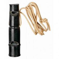 Свисток Trixie Buffalo для тренування собак зі шкіряним шнурком пластиковий 9 см