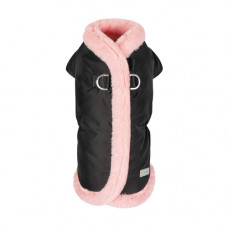 Куртка Pet Fashion Mery для собак чорний/рожевий XХS