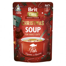 Корм вологий для котів Brit Care Christmas Fish Soup різдвяний суп з рибою 75 г