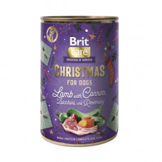 Корм вологий Brit Mono Protein Christmas Lamb для собак різдвяна вечеря ягня 400 г