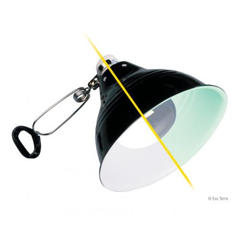 Плафон Exo Terra Glow Light для ламп обігріву в тераріум, метал, 14 см