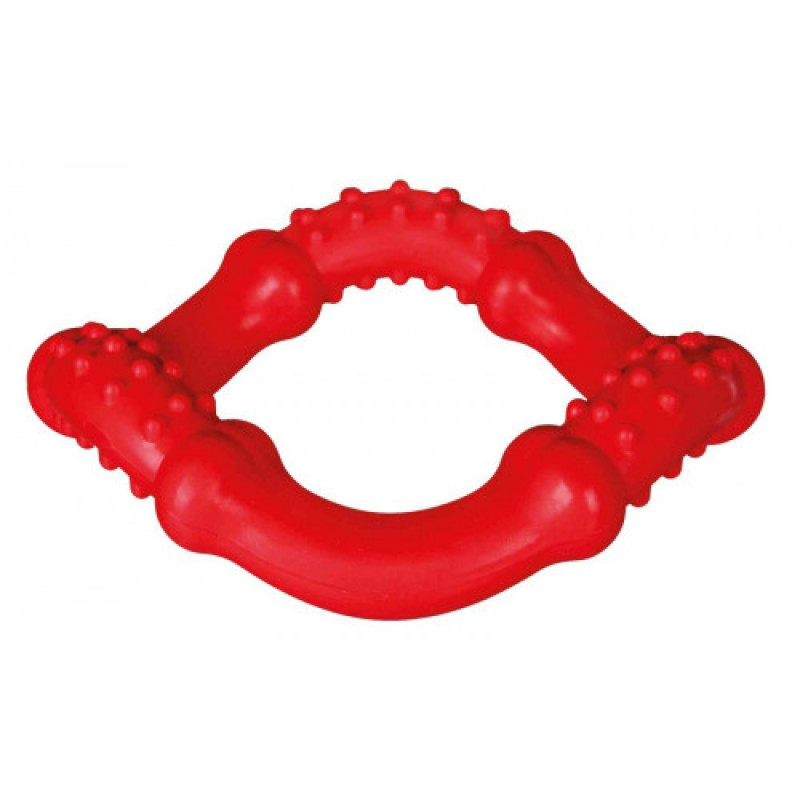 Іграшка Trixie для собак Кільце зігнуте лите гума 15 см