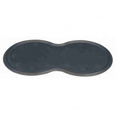 Килимок під миску Trixie для собак темно-сірий каучук 45х25 см