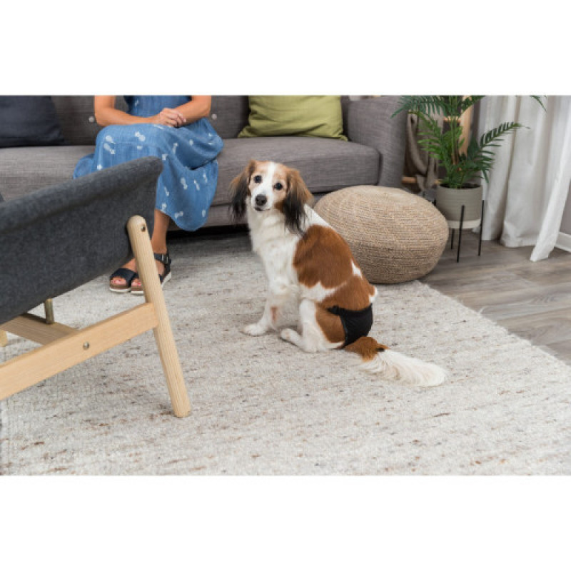 Одяг Trixie труси для собак чорні 32х39 см